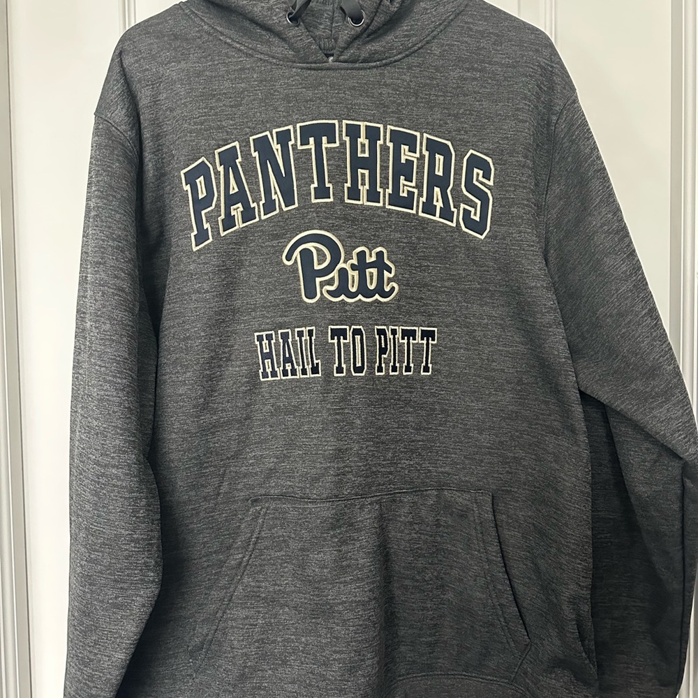 Colosseum Charcoal Pitt Panthers Men's Hoodie